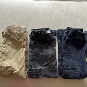Children’s Place 5T Pull On Cargo Pants bundle of 3